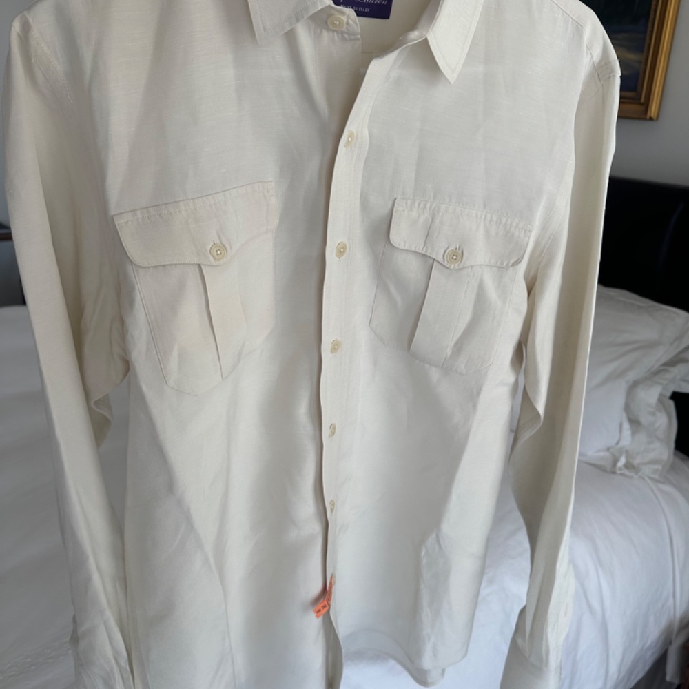 Ralph Lauren Purple Label Silk & Linen Shirt